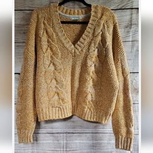 Kimchi Blue Knit Yellow Sweater Size XS